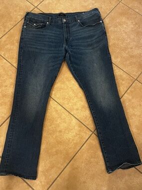 True Religion Jeans Pants Men's Ricky Relaxed Straight Denim Size 42x33